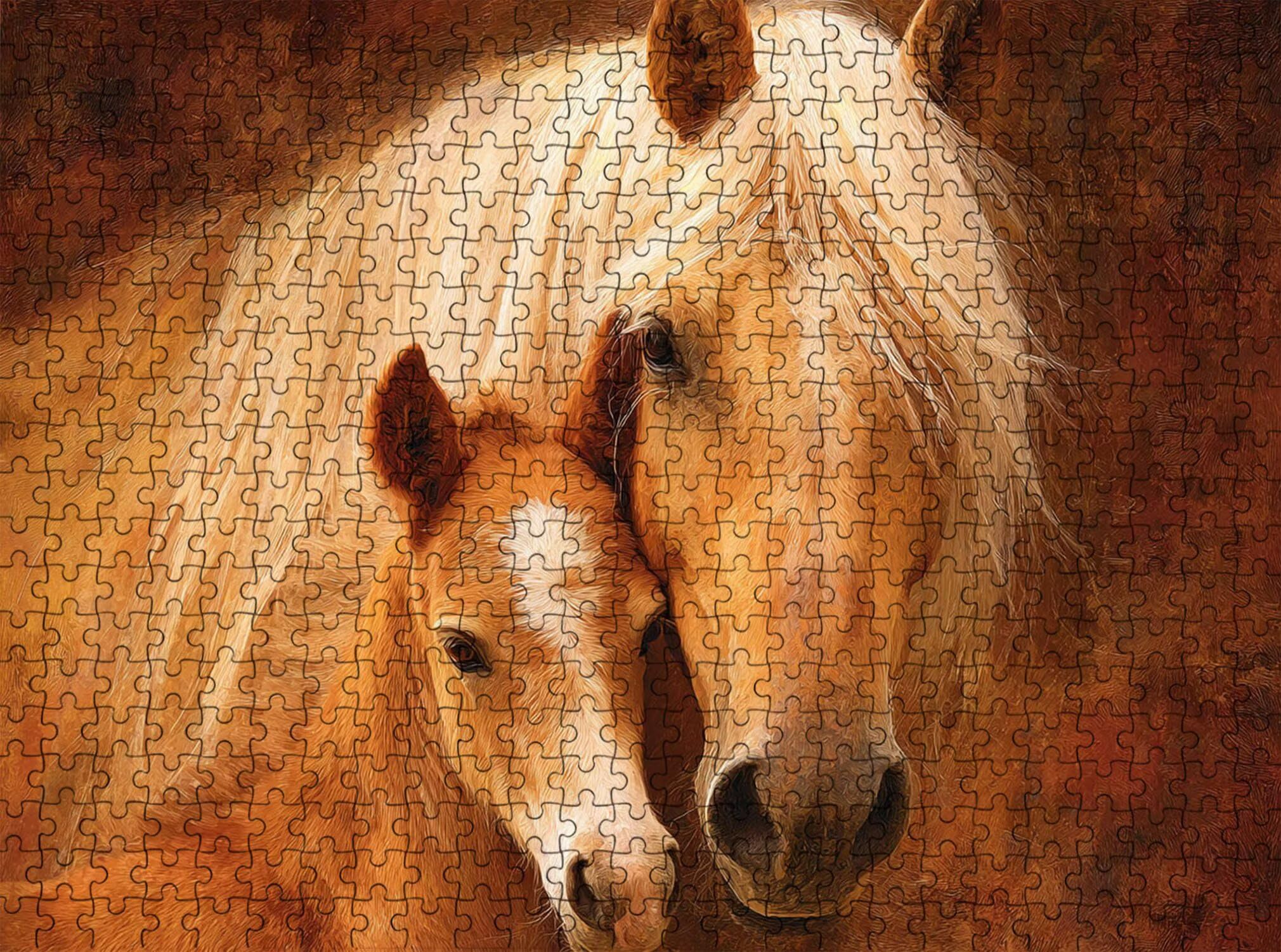 Puzzle 5000 Pezzi Classici, Puzzle Carino cavallo 156 x 105 cm, Gioco Educativo e Antistress in Legno con Poster Incluso, Ttività DIY per Famiglia, Regalo per Appassionati, Decor Parete Casa, f0-567