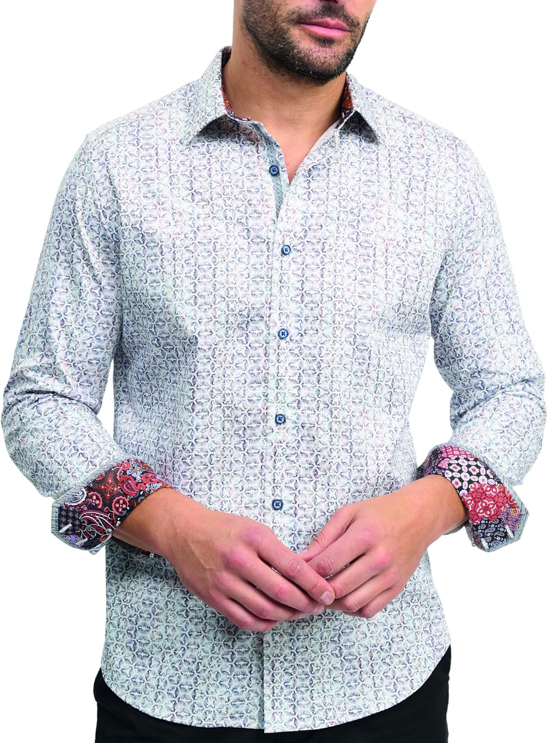 Robert Graham Men's Nelson Long-Sleeve Button-Down Shirt