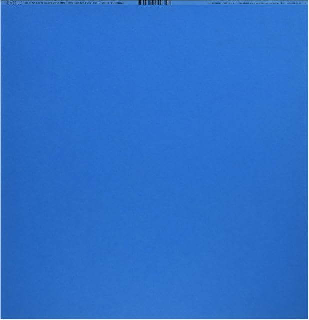 Bazzill Smoothies Cardstock x 12-inch-Blue Raspberry 25 Sheets per Pack, Other, Multicoloured, 1.52x30.48x30.48 cm