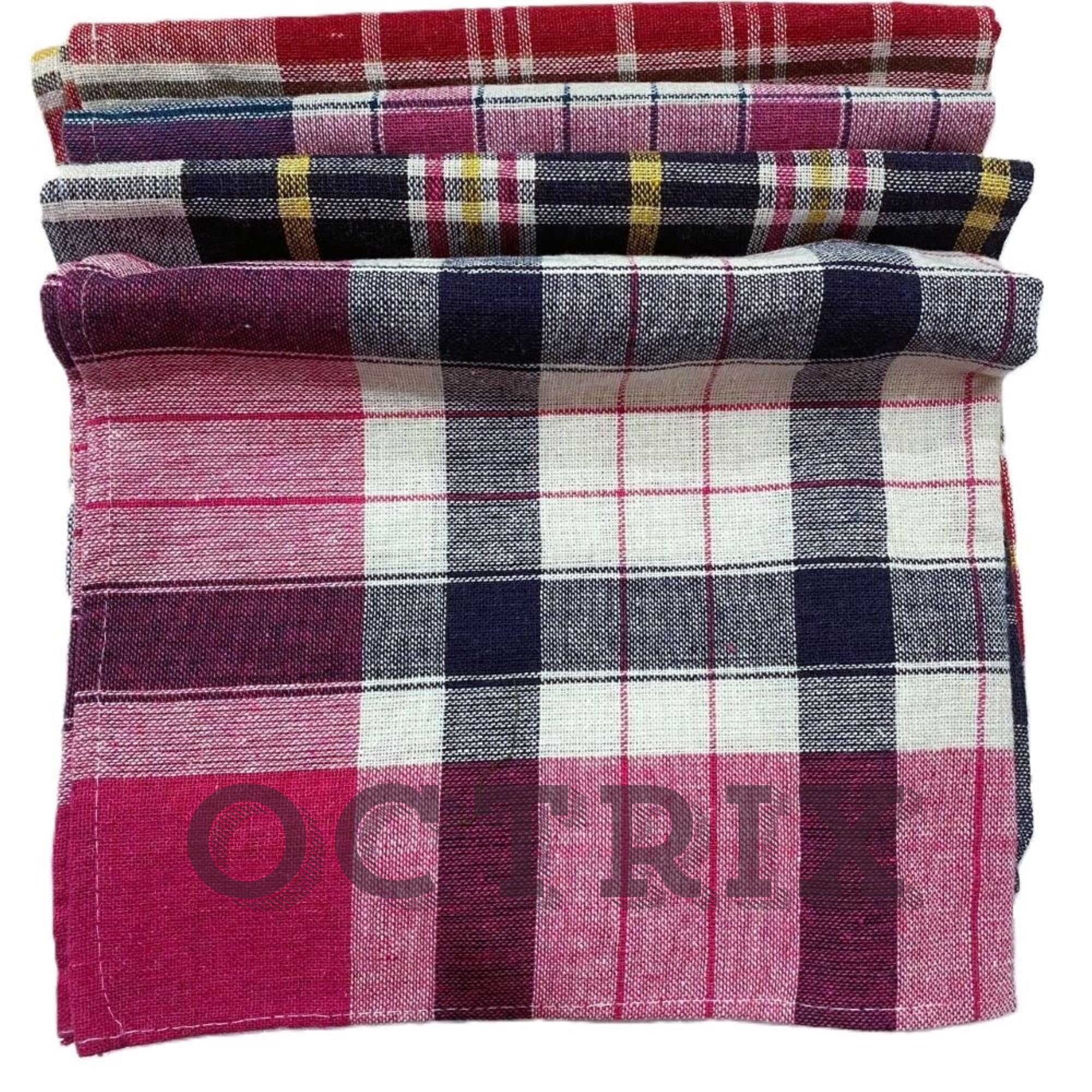 OCTRIX Kitchen Duster Cotton Cleaning Cloth 4 pcs - 50x50 CM - 300 GSM Multi-Functional Cleaning Towels Lint & Streak Free Napkins Clothes for Home and Kitchen Multi-Colour (B0D742WMF7) Amazon Price History, Amazon Price Tracker