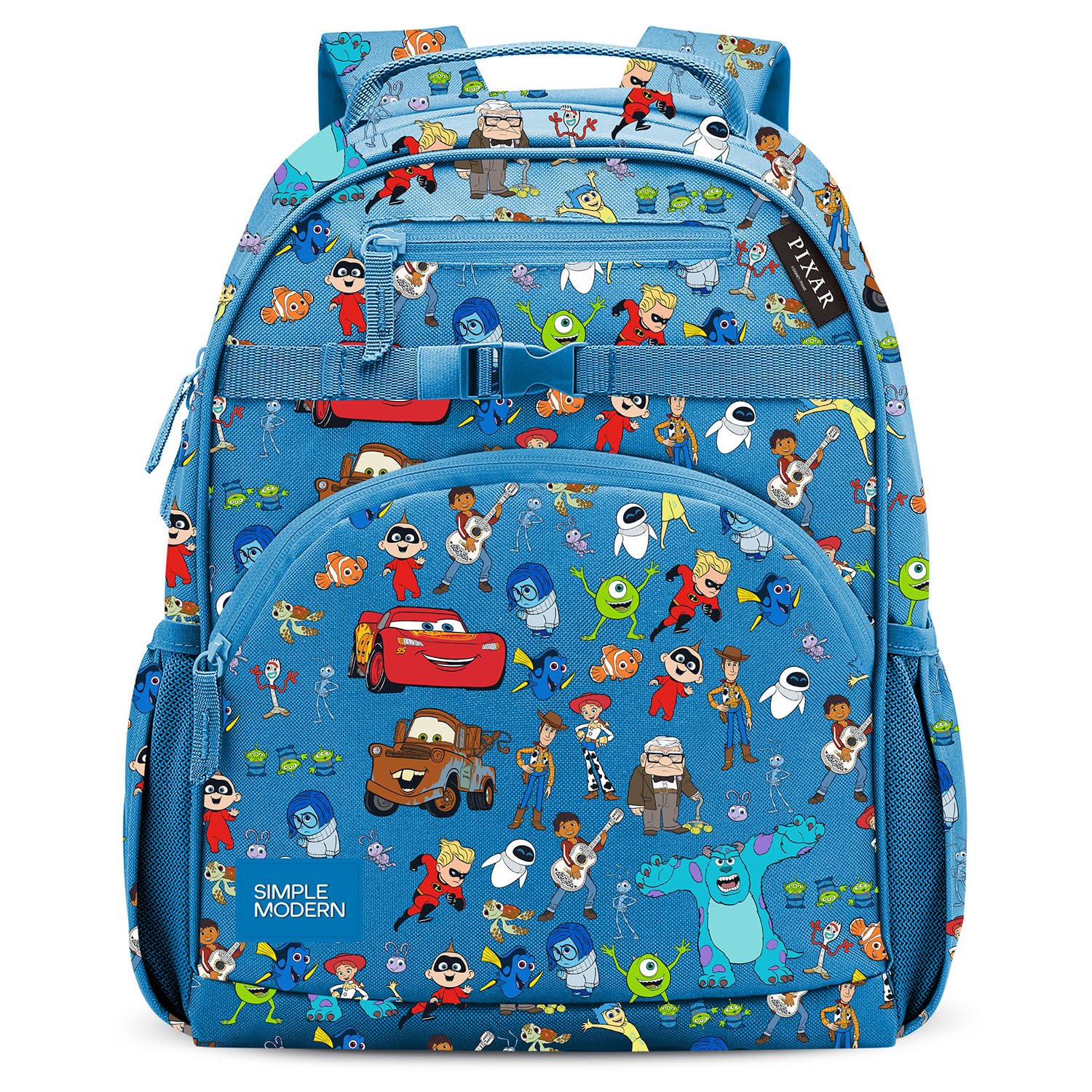 Simple Modern Medium Disney Pixar Toddler Backpack for School Girls and Boys | Kindergarten Elementary Kids Backpack | Fletcher Collection | Kids - 15