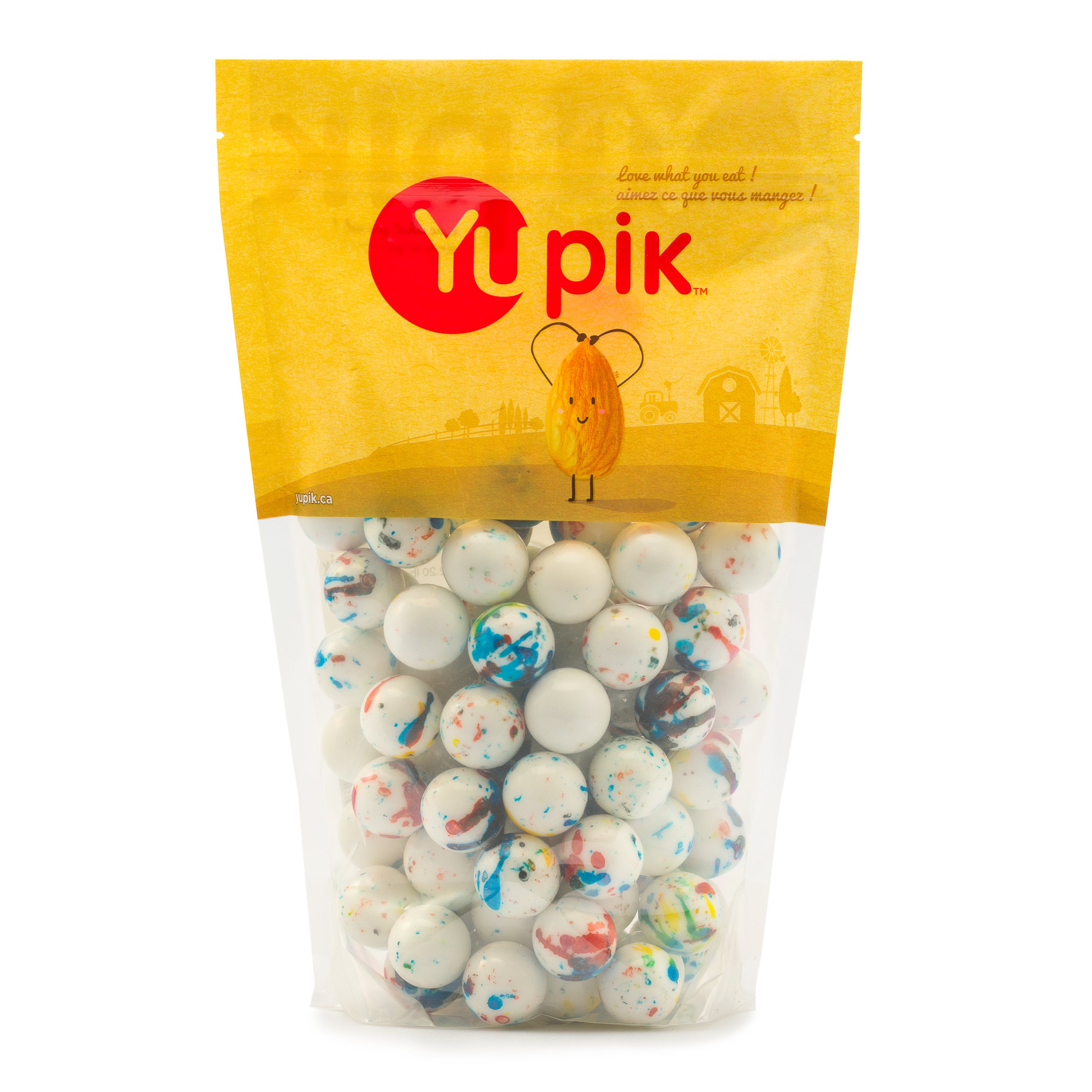 Yupik Psychedelic Jaw Breaker, 1 kg, Colorful, Long-Lasting Candy Treats, Perfect for Parties, Gifting, & Fun Snacking