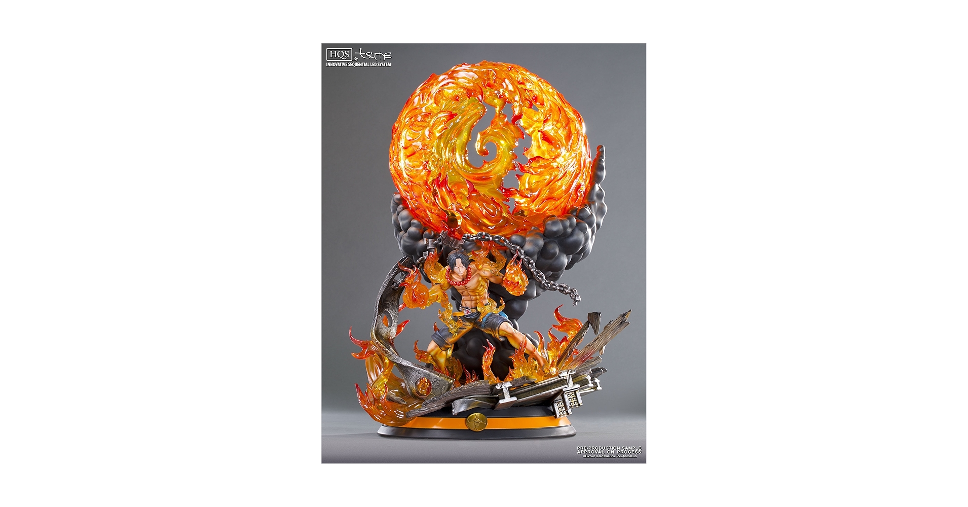 Tsume art ワンピース エース フィギュア　スタチュー 塗装済み 完成品 Tsume art ワンピース エース フィギュア スタチュー 塗装済み
