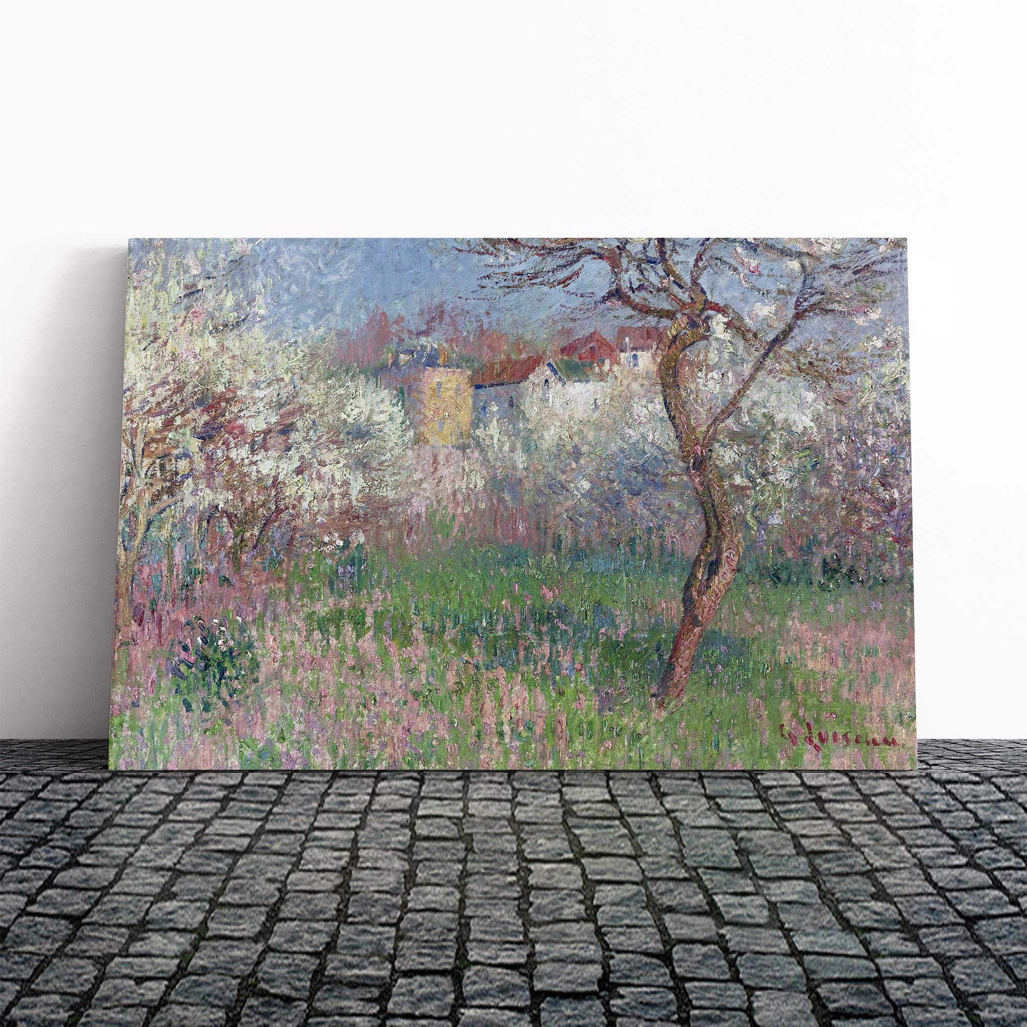 Gustave Loiseau Landscape (3) Canvas Print | Gallery Wrapped 30mm Frame Wall Art | 20x14 inches | Ready to Hang | Modern Landscape Picture | Living Room Bedroom Lounge Office