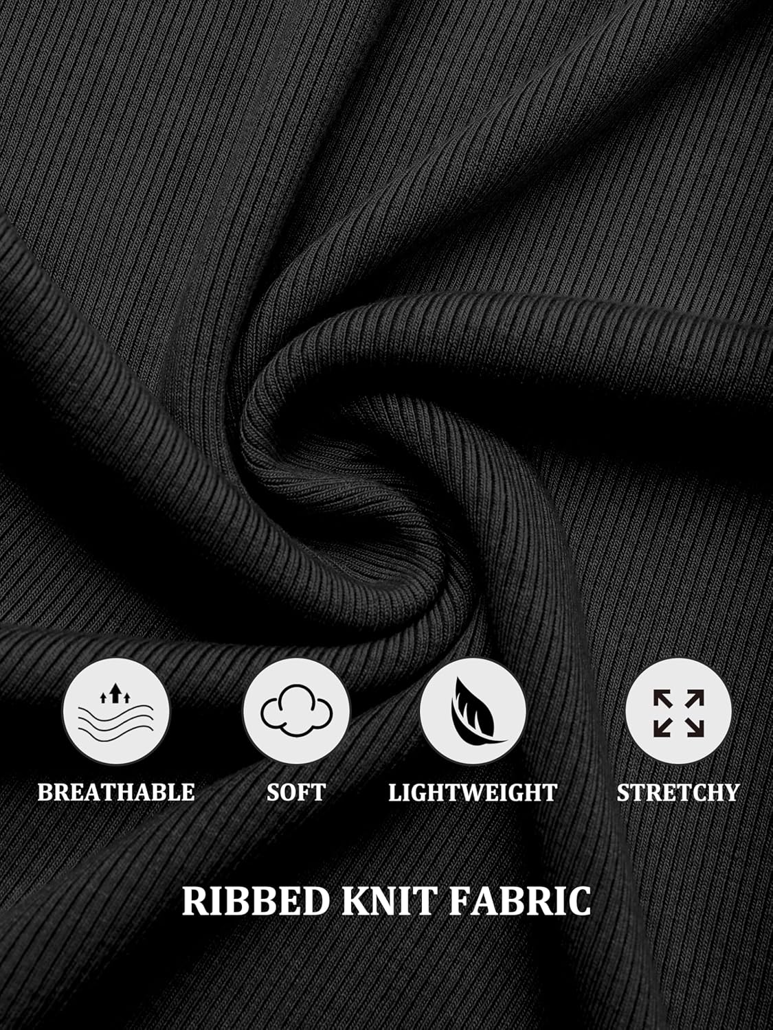 Ribbed Tank Tops for Women 2026 Spaghetti Strap Scoop Neck Slim Fitted Basic Sleeveless Casual Workout Cami Shirts - Image 5