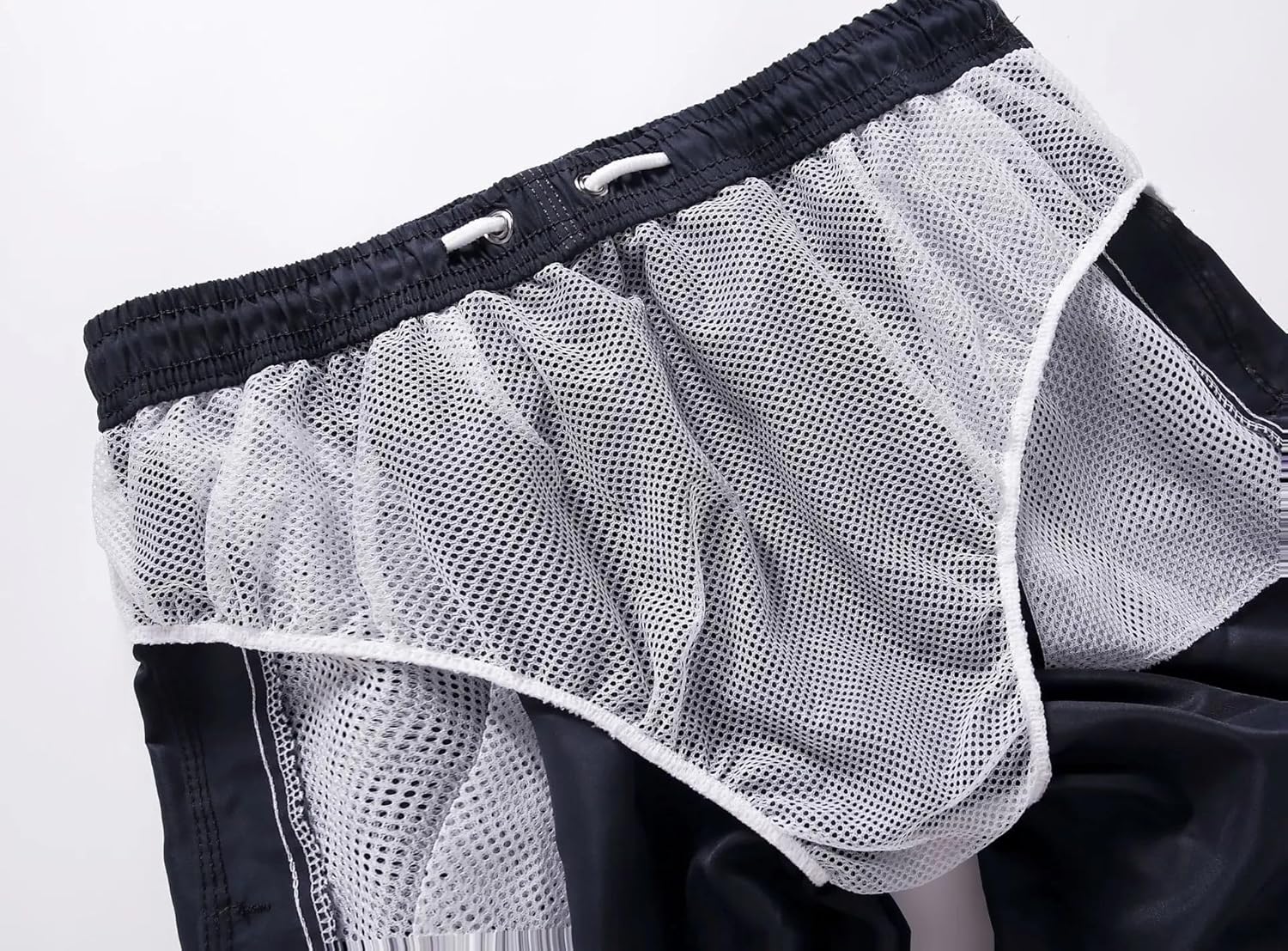 [チャ浩ンウー] 水泳パンツ メンズ 夏用 ブリーチーズ ボードショーツ ブラック ホワイト ボードショーツ クラシック 衣類 ビー