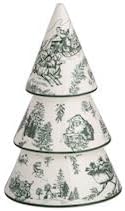 Mud Pie Christmas Small Green Toile Tree
