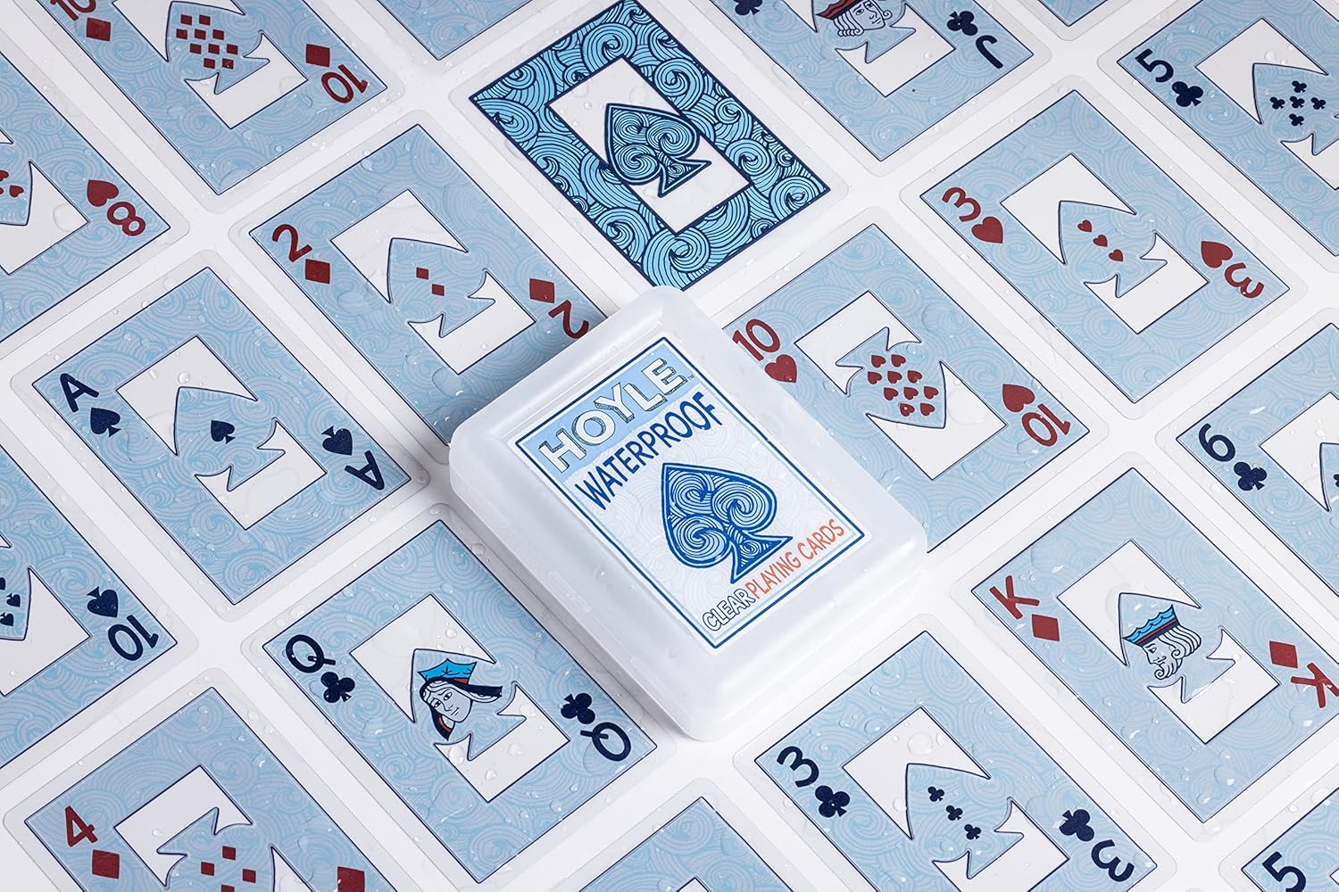 Hoyle Waterproof Playing Cards, Clear, 1 Deck : Everything Else