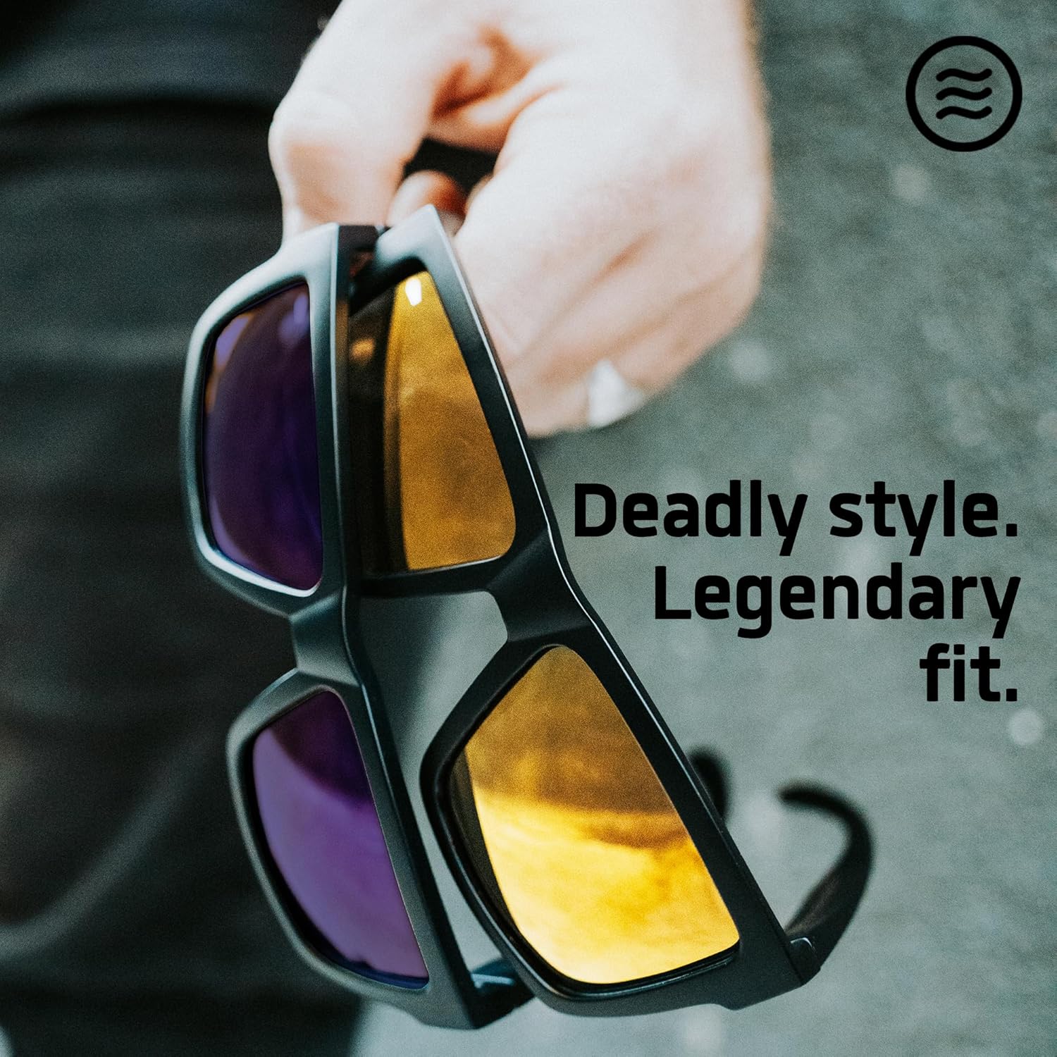 NEVEN Tombstone L/XL Polarized Sunglasses – TR90 Frame, UV Protection, Impact-Resistant Lenses for Active Lifestyle