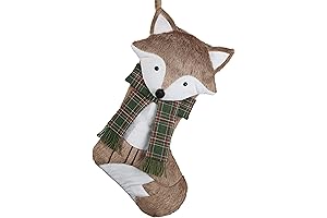 Valery Woodland Fox Christmas Stocking: A Festive Accent for Holiday Celebrations