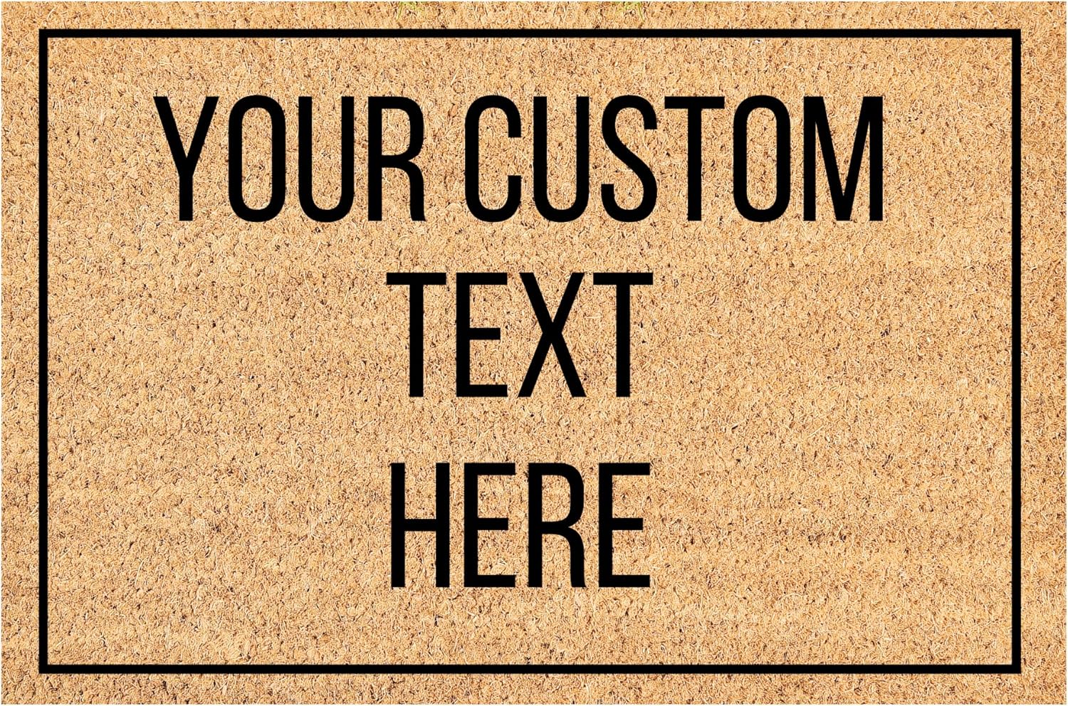 Custom Doormat, Custom Door Mat, Housewarming Gift, Birthday Gift, Funny Doormat, Funny Door Mat, Gift, Custom Words, Custom Text, Custom (30X18)