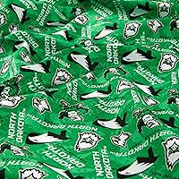 Vista 4 de NCAA Dakota del Norte Fighting Hawks tono sobre tono algodón, tela por yarda