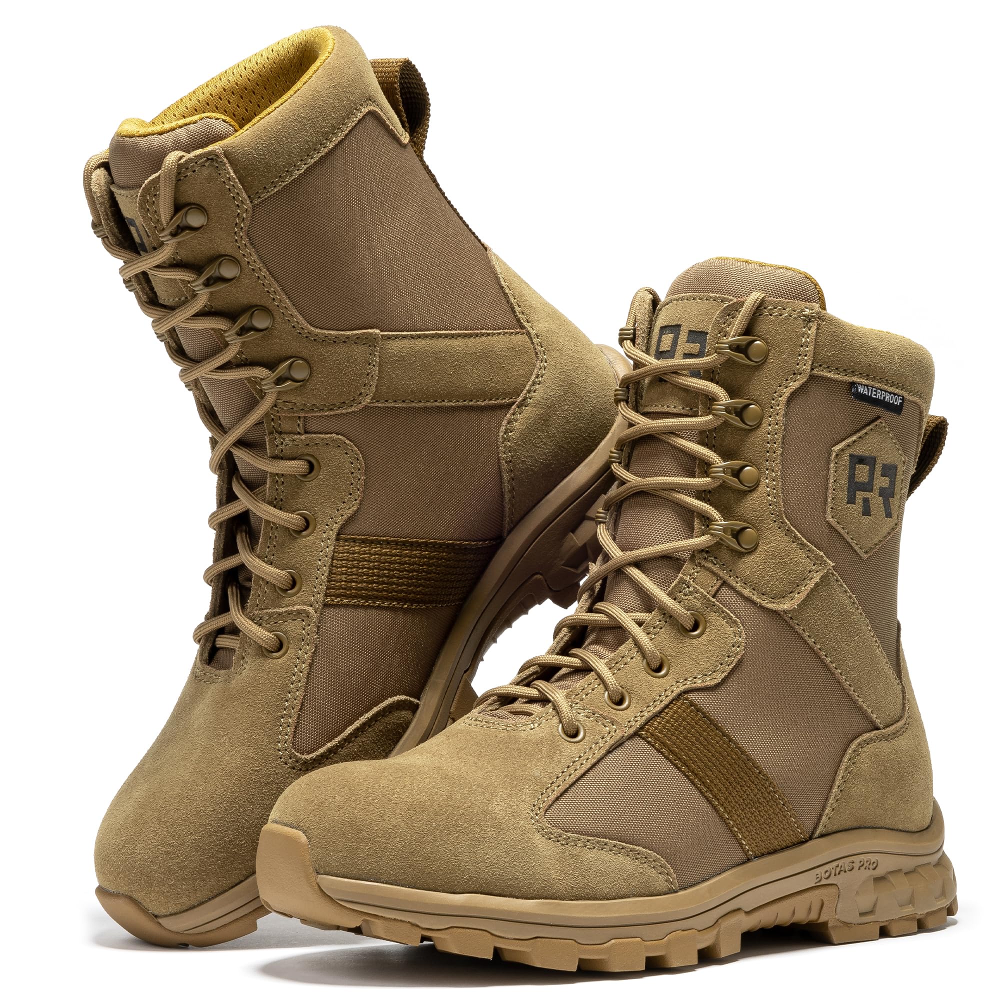 ROCKROOSTER Colmar 8 Inch Men's Military Tactical Combat Boots
