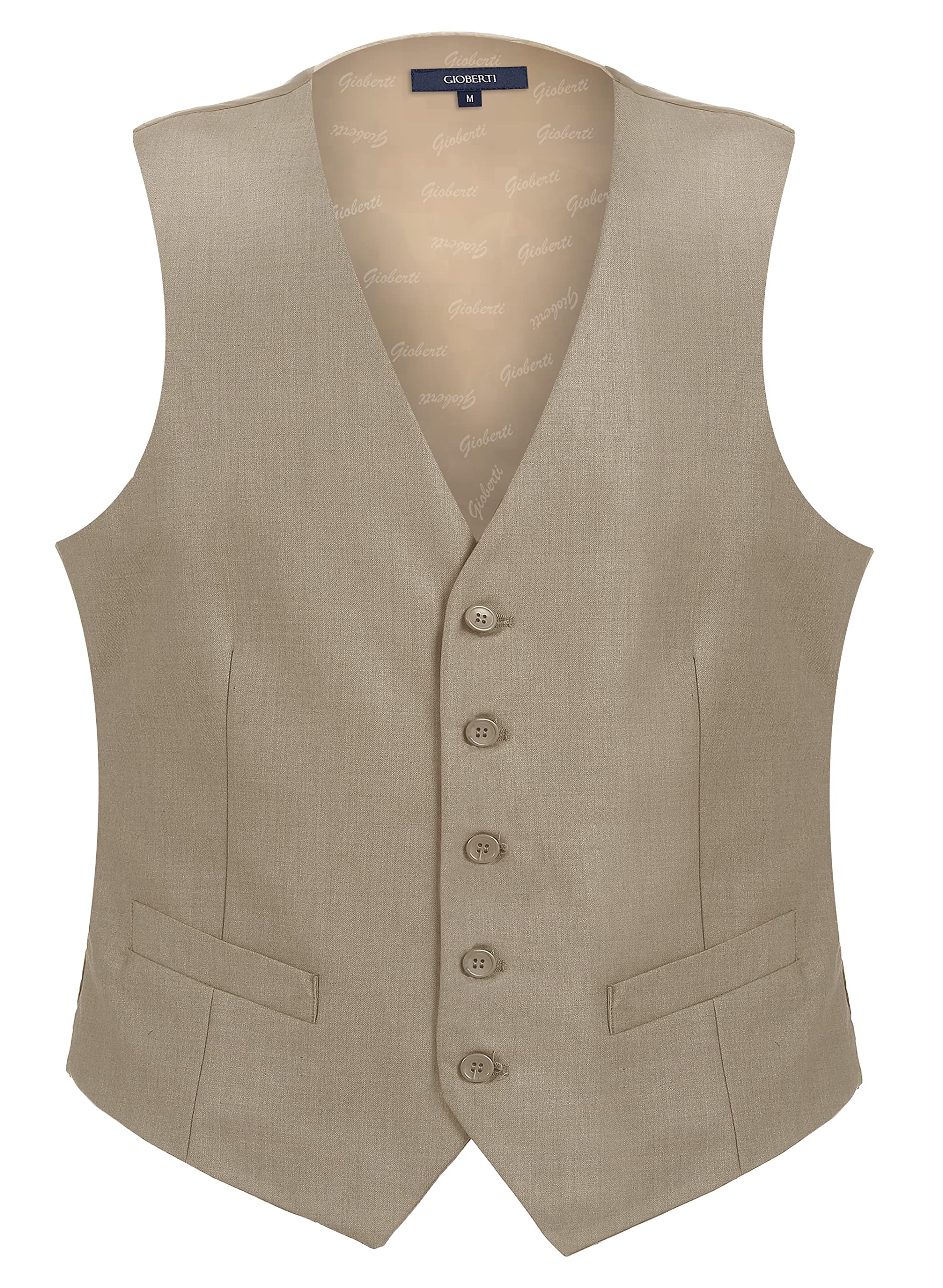 gioberti Men's Formal Suit Vest Fit for Business or Casual Dress-picture-28