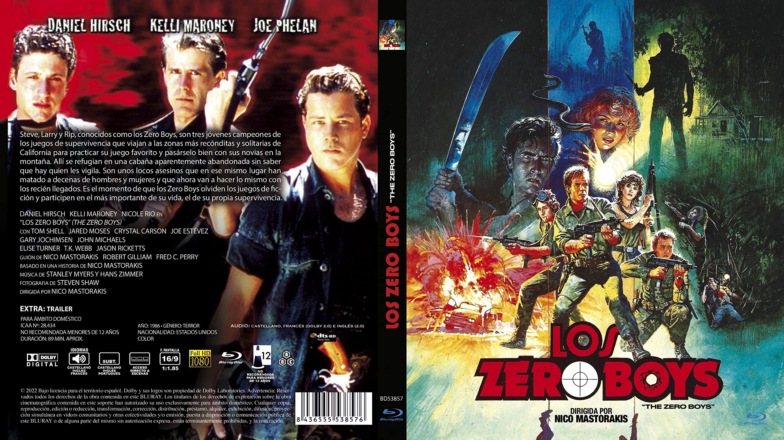 The Zero Boys 1986 / Heros Boys/Los Zero Boys Blu-ray EU-Import Englisch Tonspur (Kein Deutsche Sprache) - Image 3