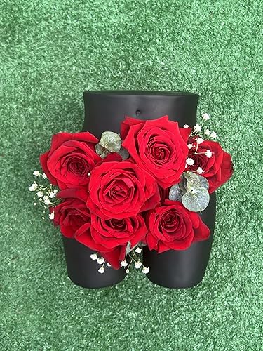 Miniatura 7 de Maceta moderna de decoración de forma femenina, gran regalo para mujeres, maceta divertida para mujer, florero de forma femenina, decoración de