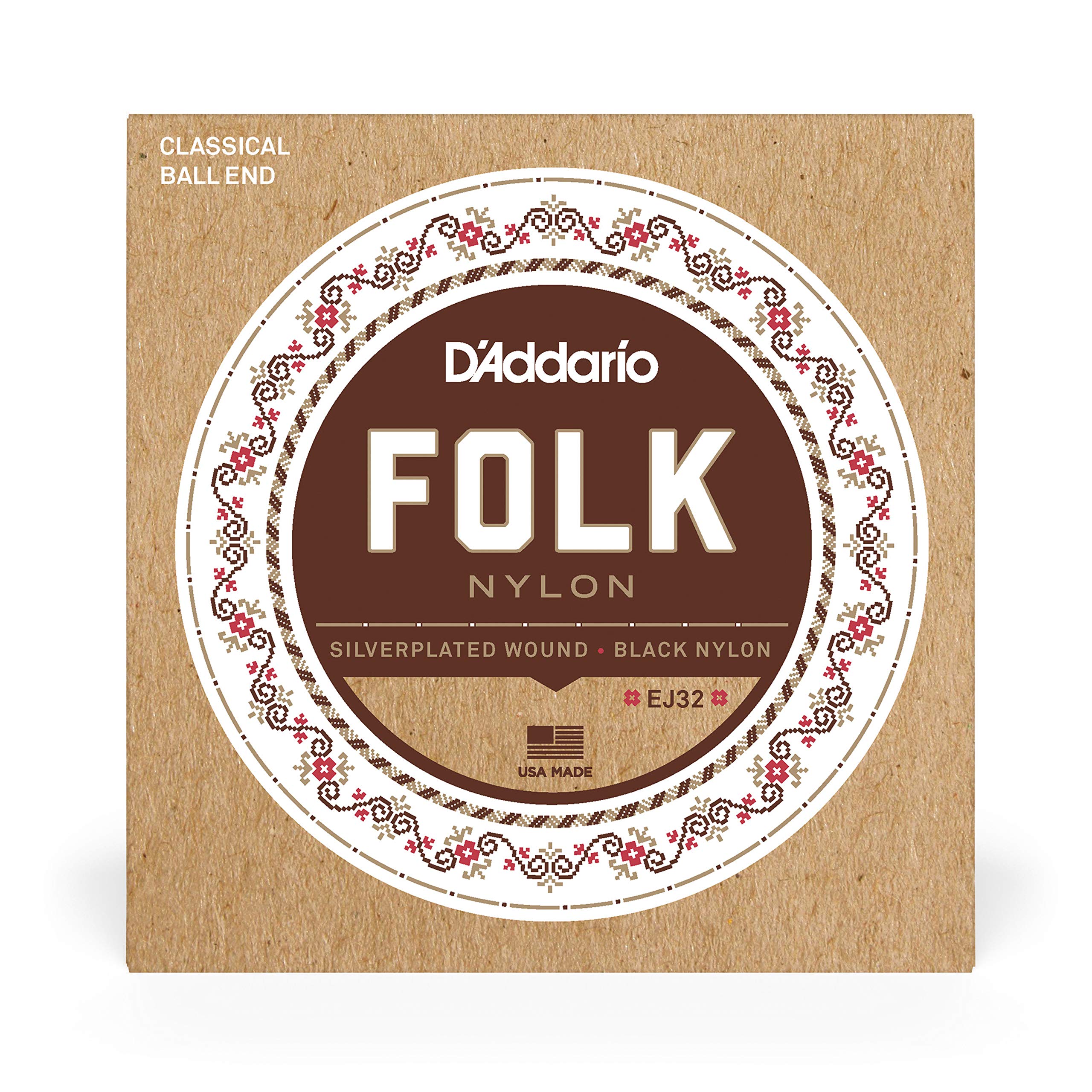 Corde De Guitare Classique D'Addario NYL028 - Nylon Rectifié, Calibre .028 - Pour Remplacement Ou Set Personnalisé