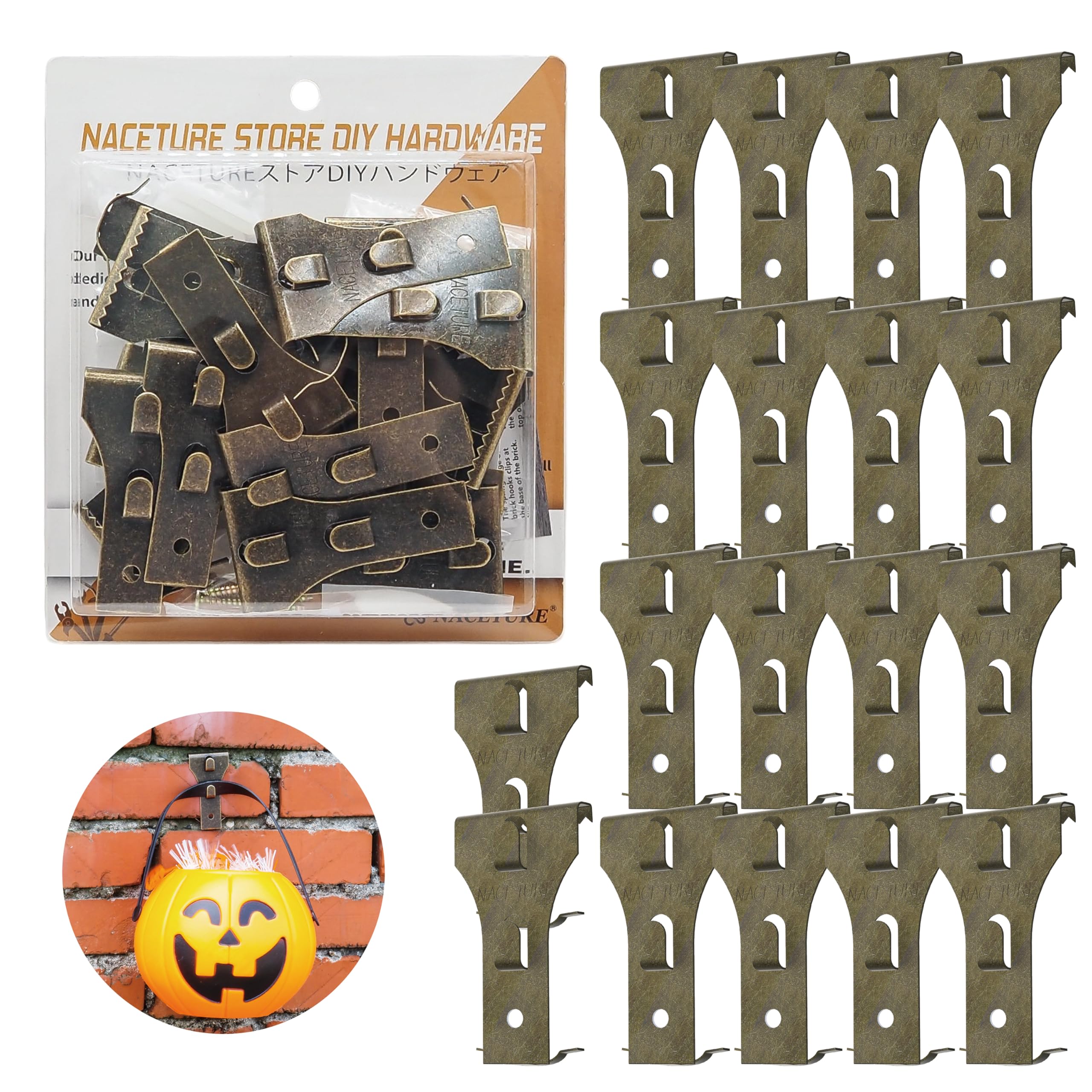 【chiko】DUENDE WALL HANGER (1) Amazon.com: NACETURE Brick Hook Clips, 18-Pack — for Bricks 2-1/4