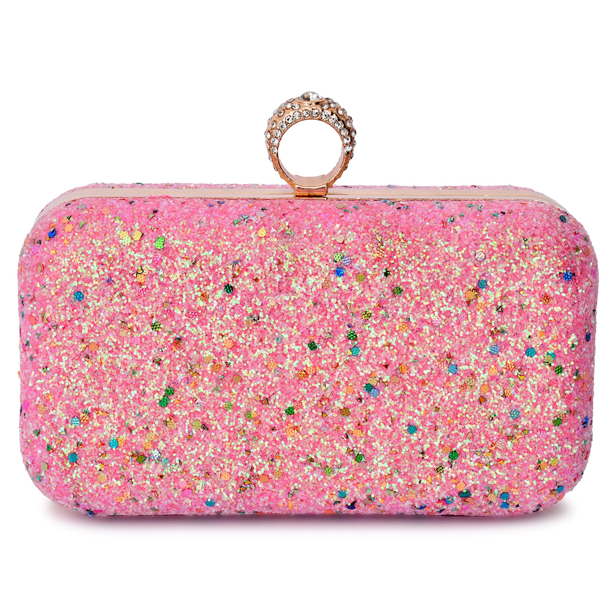 For The Beautiful You Pink Pluto Ring Womens Clutch (B0B39MFV8M) Amazon Price History, Amazon Price Tracker