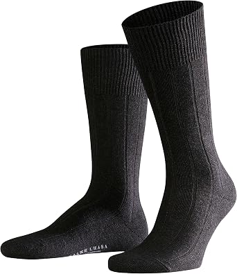 FALKE Men's Lhasa Rib Socks, Wool Cashmere, Business Casual, 1 Pair