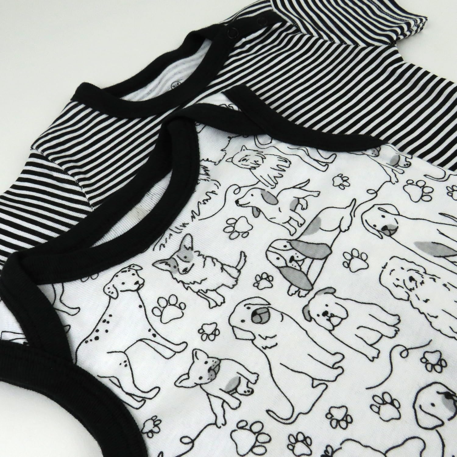 HonestBaby Short Sleeve and Tank Romper 100% Organic Cotton for Infant Baby and Toddler Boys - Image 5