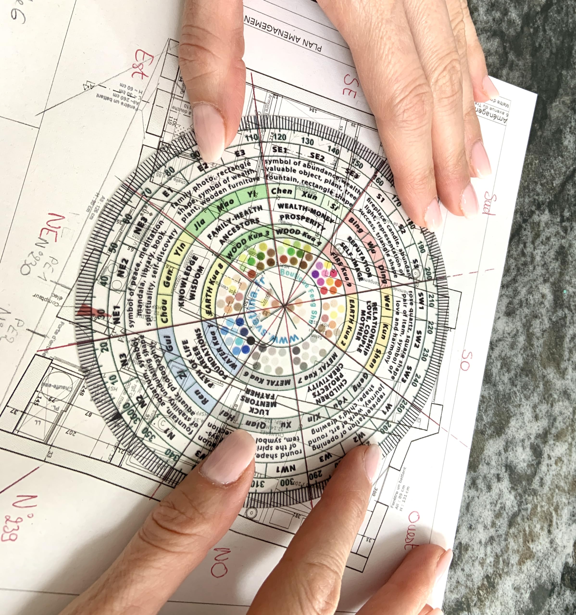Image secondaire de Boussole Feng Shui Luo Pan - Décoration Harmonique des 8 Domaines