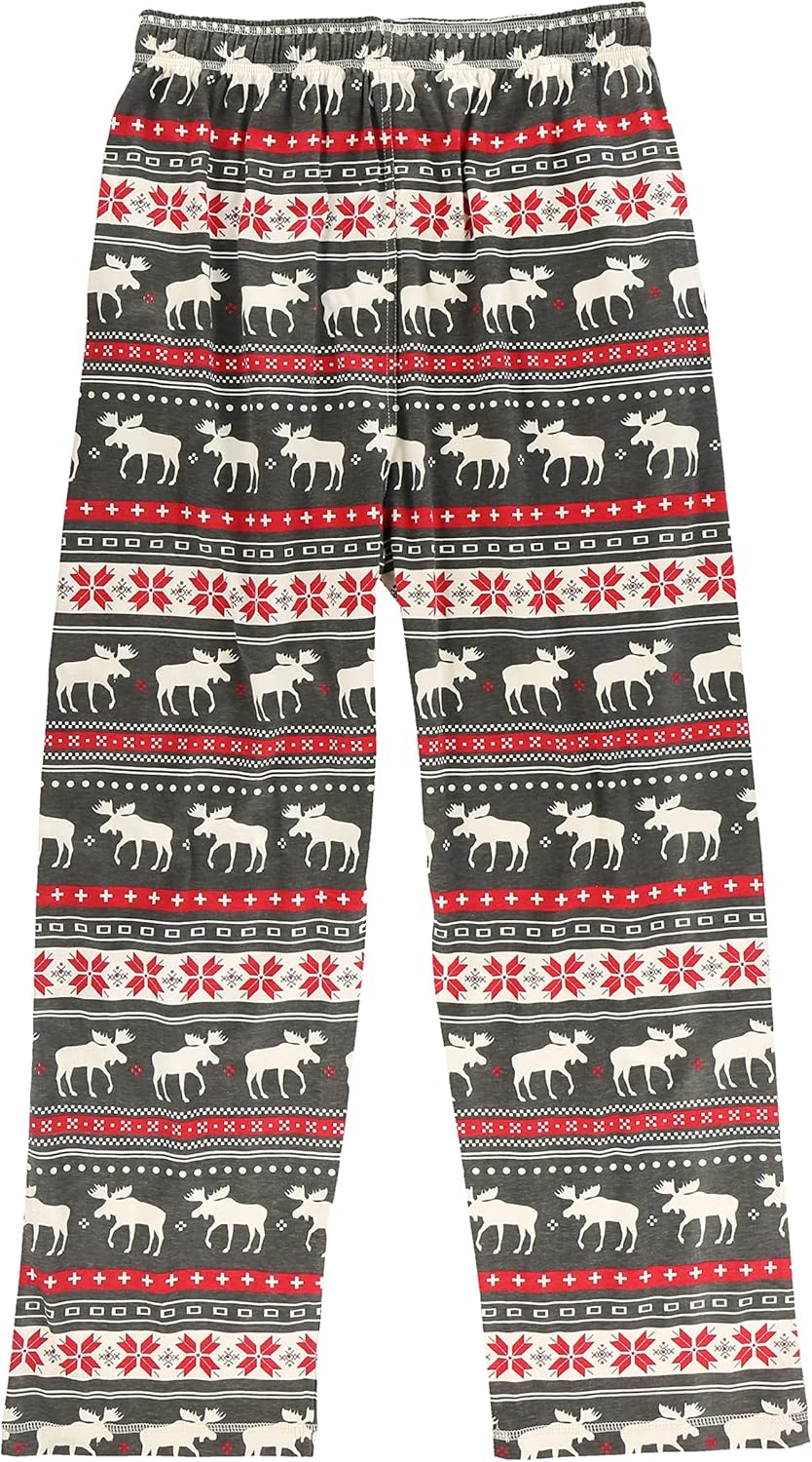 Lazy One Funny Moose Pajama Pants for Men, Men's Separate Bottoms, Lounge Pants - Image 5