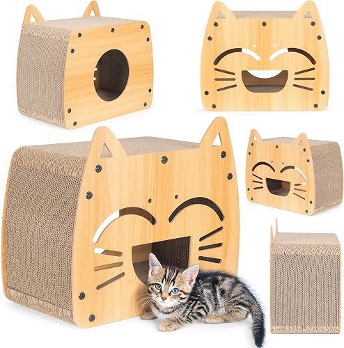 COIL Tonneau à chat, niche pour chat, arbre à chat, lit p…