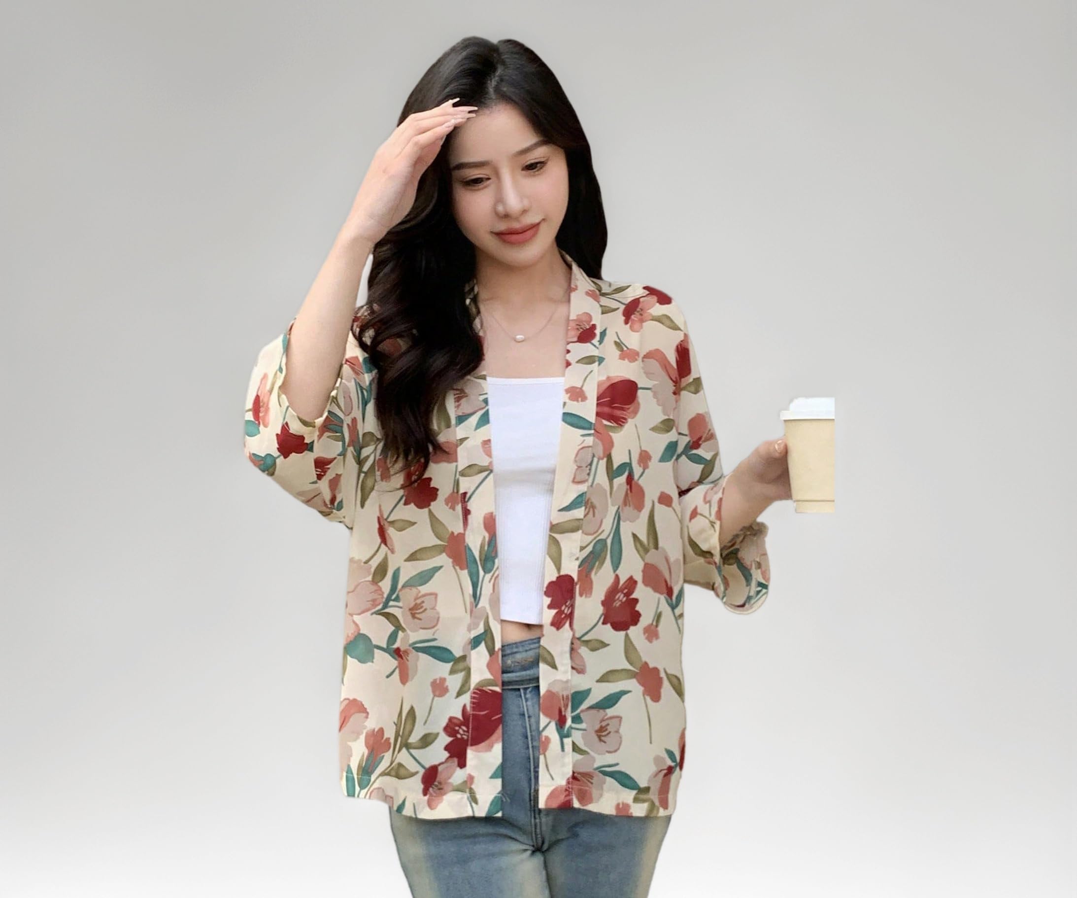 Women's Shrug | Stylish Layering Top | Floral Design Shrug | Easy Wear Structure | Trendy Look Styling | Versatile Casual & Everyday Fashion| Available in Pack of 2 (5148)