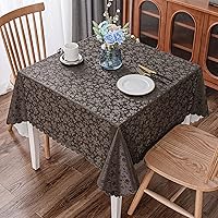 Vista 57 de Smiry Square Table Cloth, Waterproof Heavy Duty Vinyl Tablecloths, Wipeable Washable Table Cover for Kitchen and Dining Room (Baby Blue, 54" X 54")