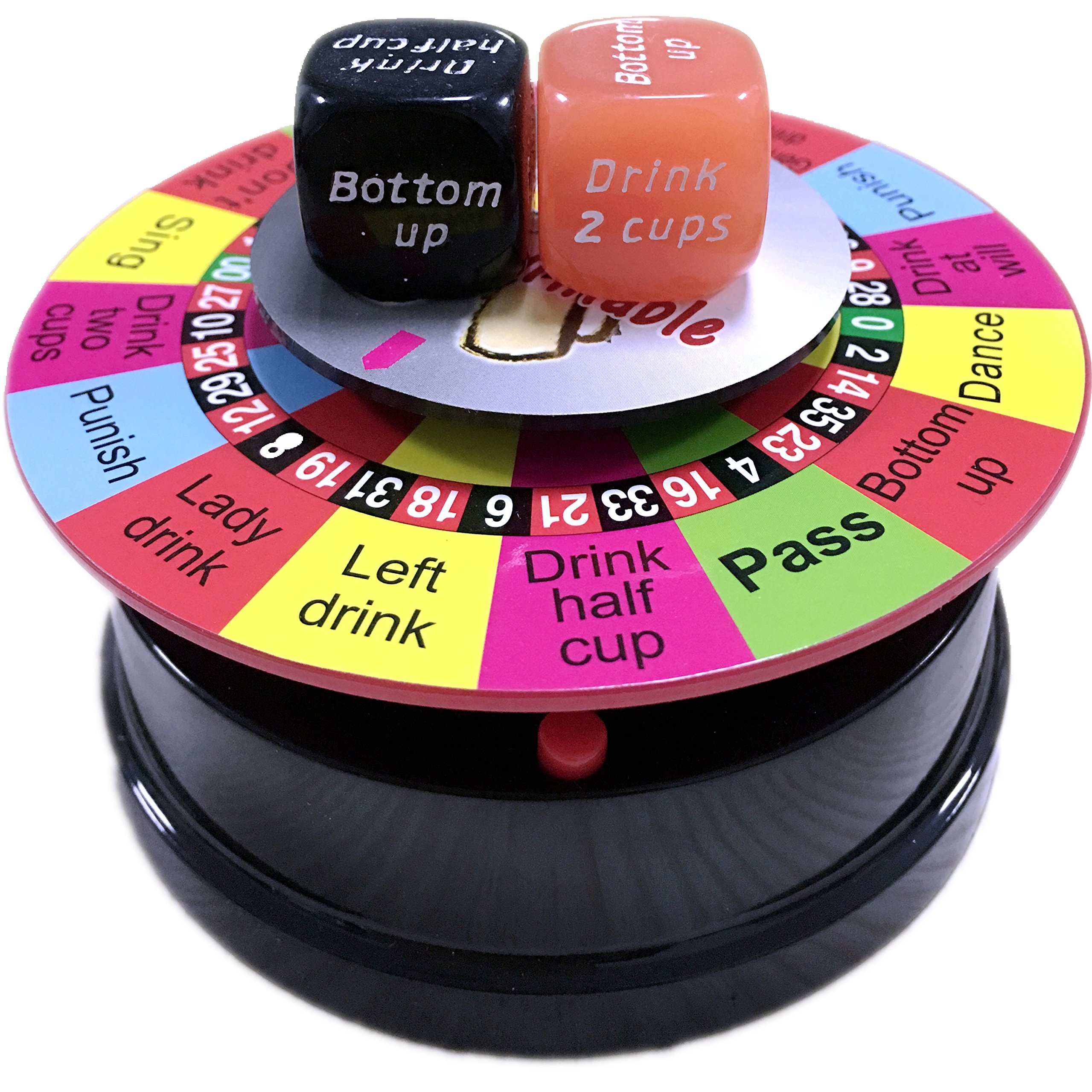 Amazon.com: U-Shark Electric Drinking Turntable and Dice: Funny Drink  Decider Die Games Bar Party Pub Dice Fun Toy Game