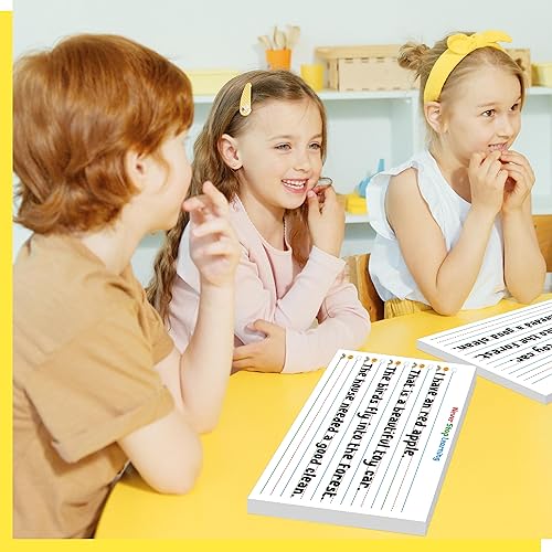 Miniatura 6 de 100 hojas de papel de escritura a rayas, impresión de doble cara, papel de escritura a rayas con líneas punteadas, papel de práctica de escritura a