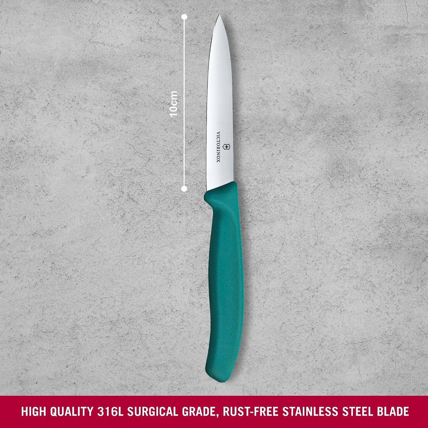 Victorinox Swiss Classic 4 Inch Straight Edge Paring Knife - Green