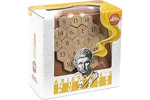 Professor Puzzle Great Minds Aristotle’s Number Brain Teaser 3D Wooden Puzzle