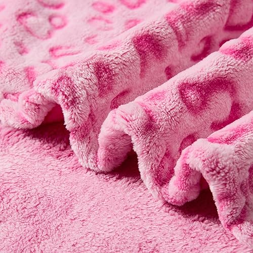 Vista 13 de Excervent Manta de forro polar de franela de leopardo 3D, 280 GSM, manta ligera de guepardo para sofá, cama, manta cálida súper suave y acogedora
