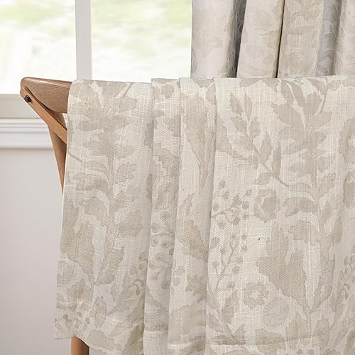 Miniatura 7 de DriftAway Julia - Cortinas opacas de acuarela para oscurecer la habitación, con aislamiento térmico, ahorro de energía, 2 capas, 2 paneles de cada