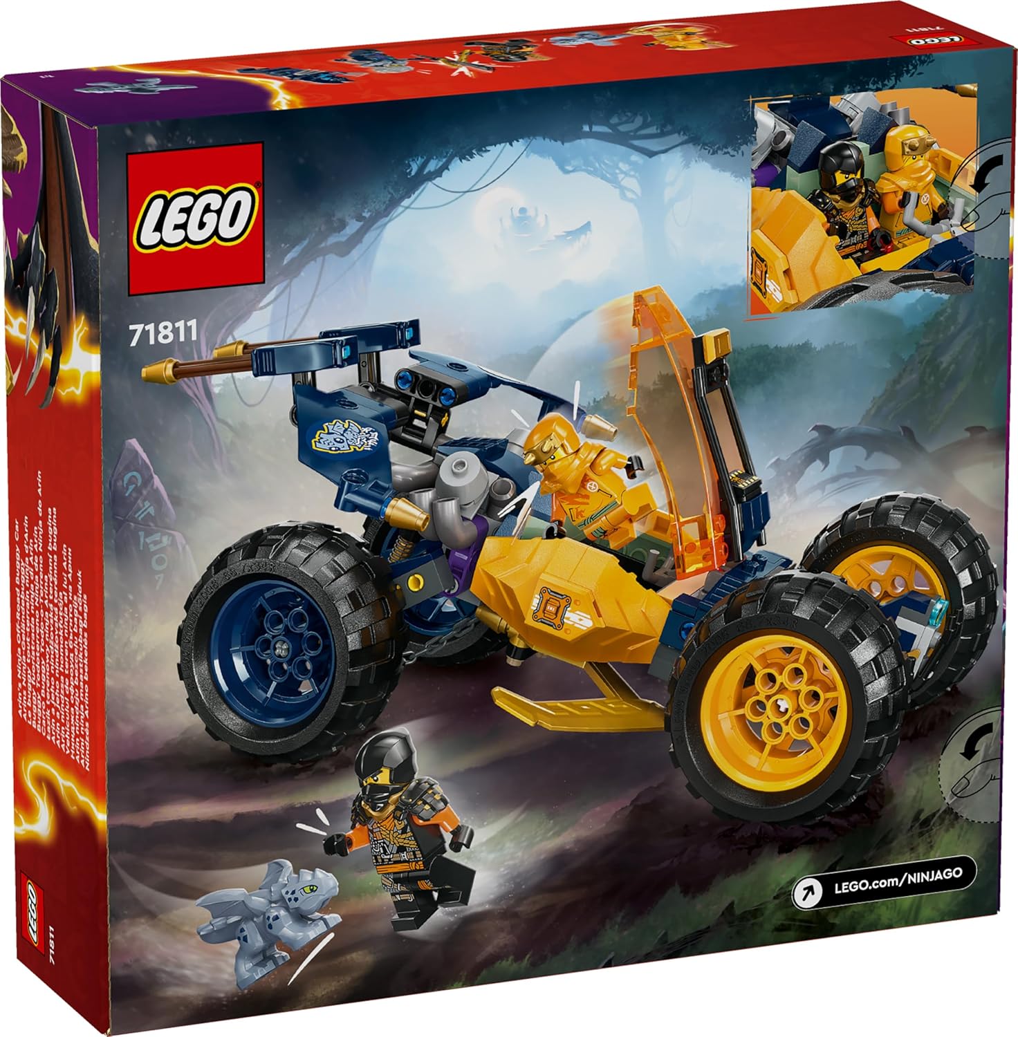 LEGO Ninjago Arins Ninja Terrain Buggy Set 71811