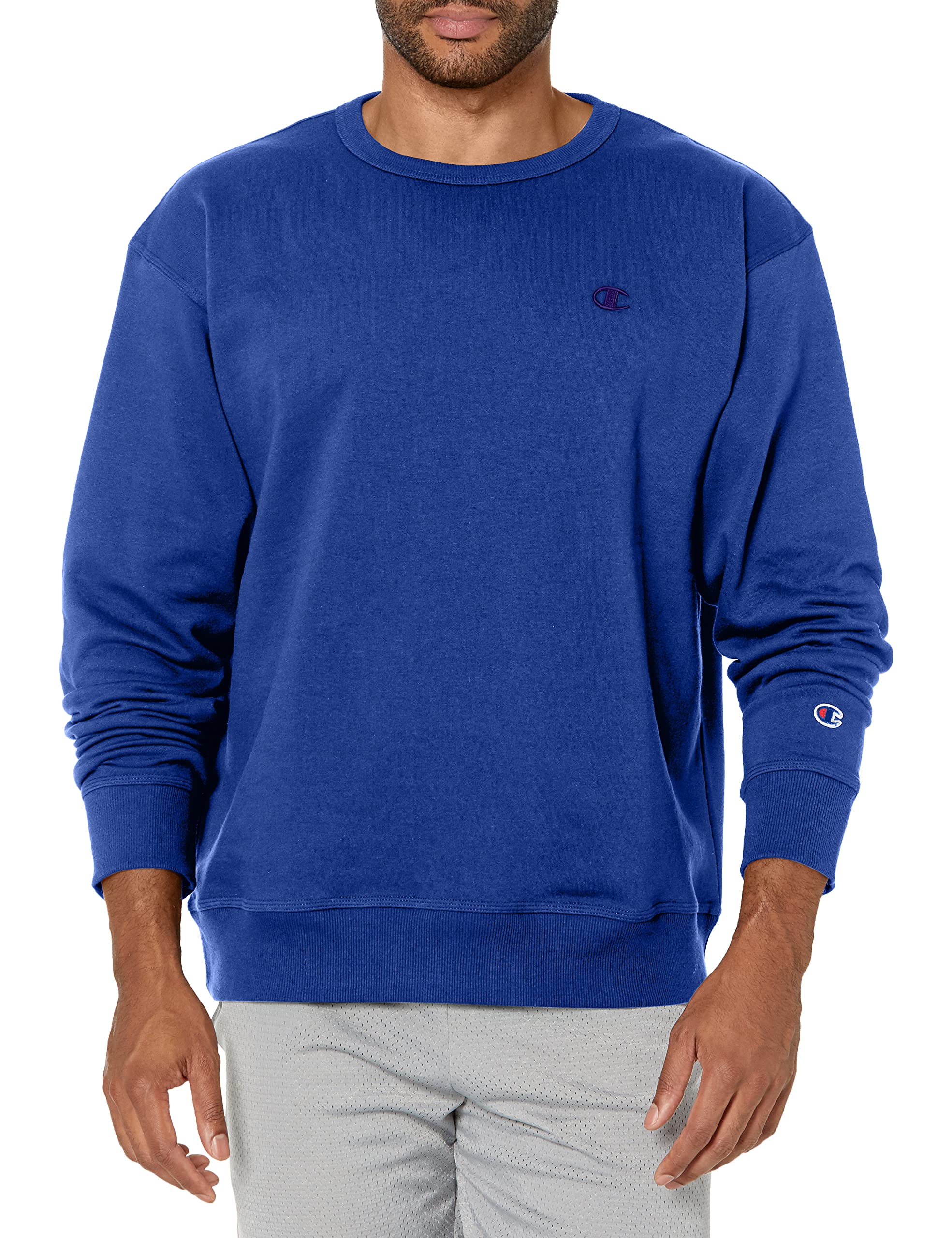 ChampionMen's, Powerblend Fleece, Crewneck Sweatshirts (Reg. Or Big & Tall)