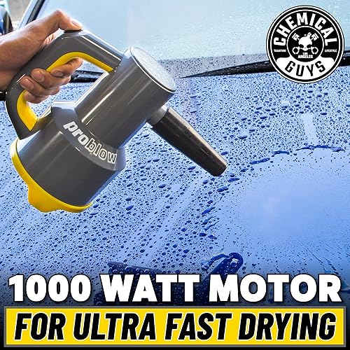 Miniatura 7 de Chemical Guys EQP403 ProBlow Secador y soplador de mano profesional de alto flujo (secadora de lavado de autos) para automóviles, camiones, SUV,