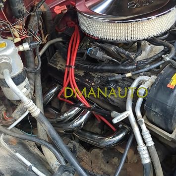 Longtube Exhaust Headers 1-5/8 for Chevy GMC 1988-1999 C1500 C2500 K1500 K2500 SBC 305 350 5.0L 5.7L V8 2WD & 4WD