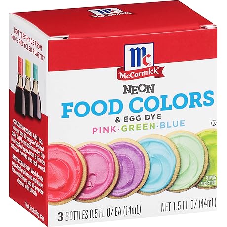 PAAS Neon Assorted Food Colors & Egg Dye Kit