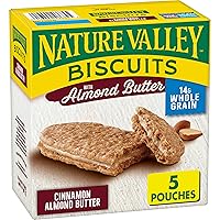 Vista 16 de Nature Valley Sándwiches de galletas, mantequilla de almendras, 5 unidades, 6.75 onzas (paquete de 12)