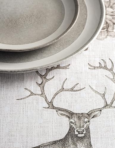 Miniatura 9 de Maison d' Hermine Mantel 100% algodón para mesas cuadradas de cocina, comedor, fiestas, bodas, Acción de GraciasNavidad (54 x 54 pulgadas),