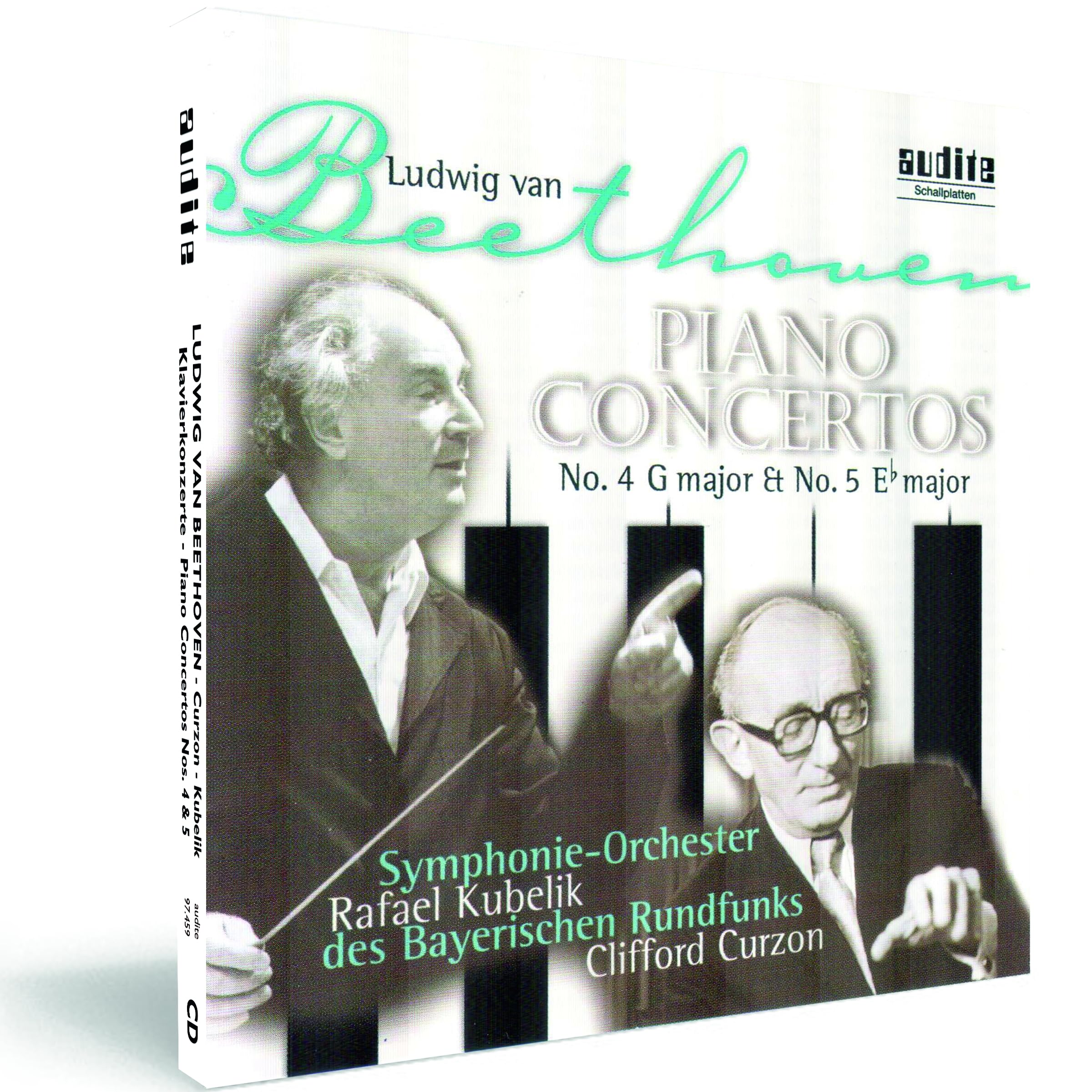 Beethoven: Piano Concertos Nos. 4 and 5 (Curzon/Symphonie-Orchester des Bayerischen Rundfunks/Kubelik)