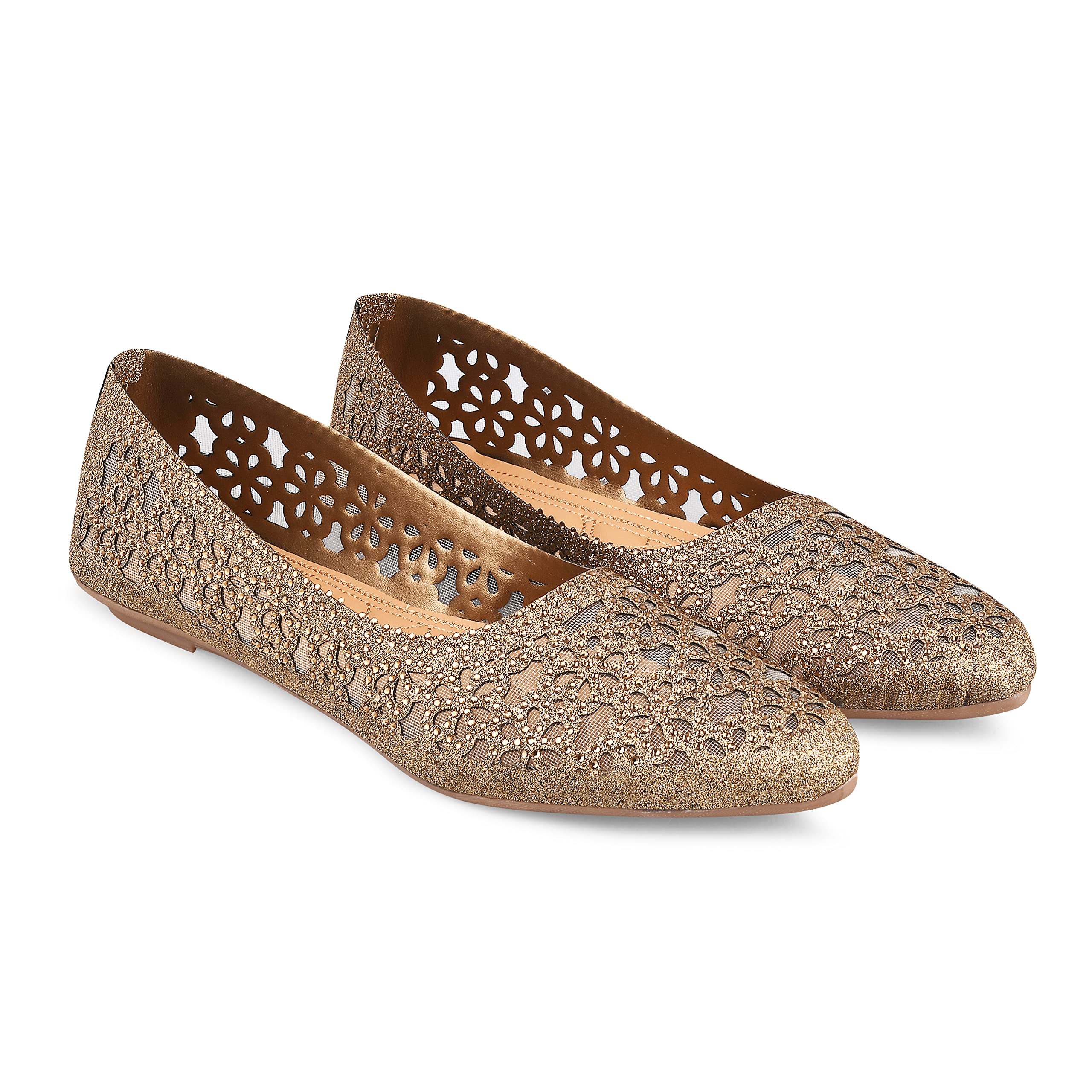 JM LOOKS Womens Copper Bellies: Attractive Stylish and Comfortable Footwear (B0CX24YGMM) Amazon Price History, Amazon Price Tracker