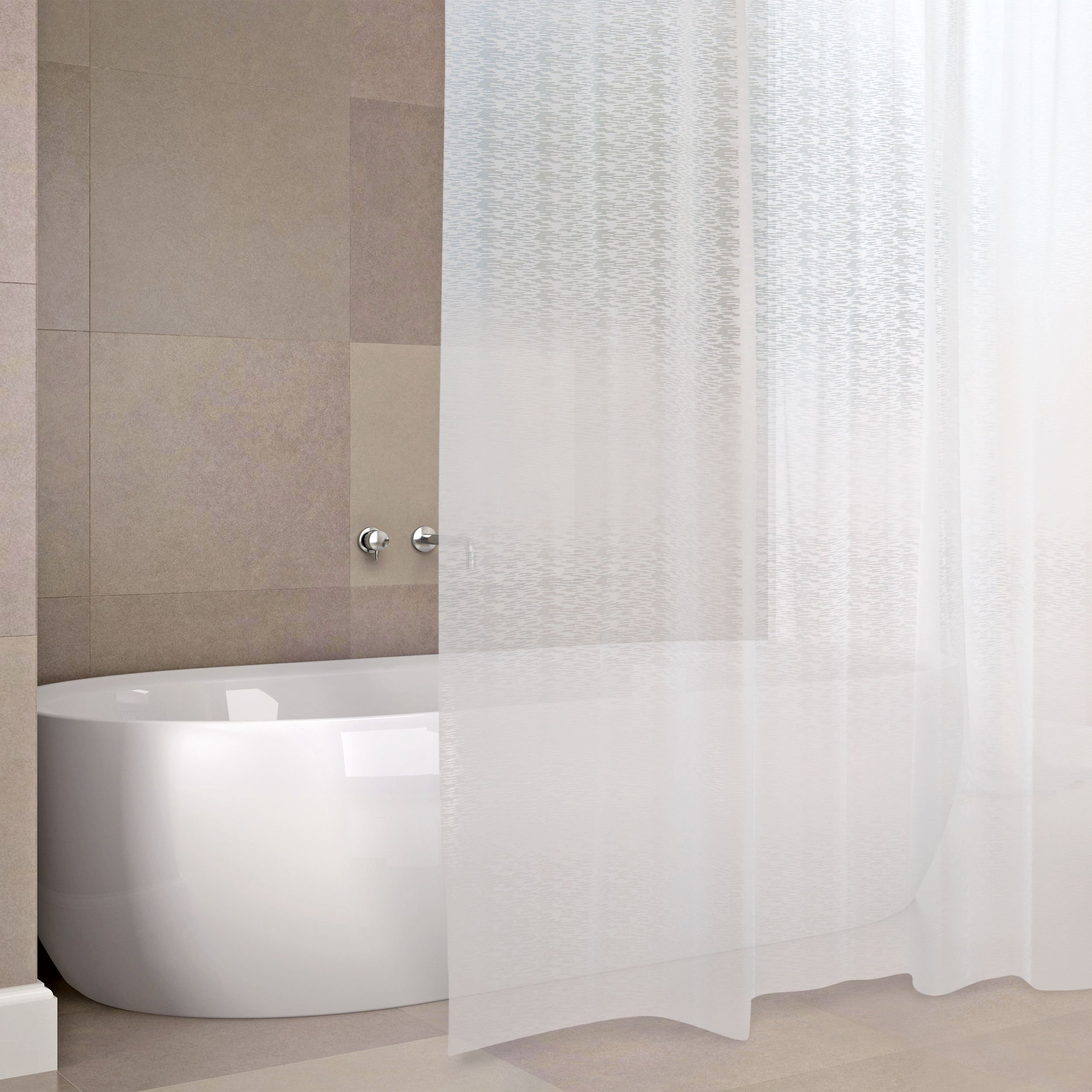 MSV "Premium Eva Kerry Shower Curtain, Multi-Colour, 180 x 200 cm, W 78.7" x L 70.9" (1 Panels) - Image 2