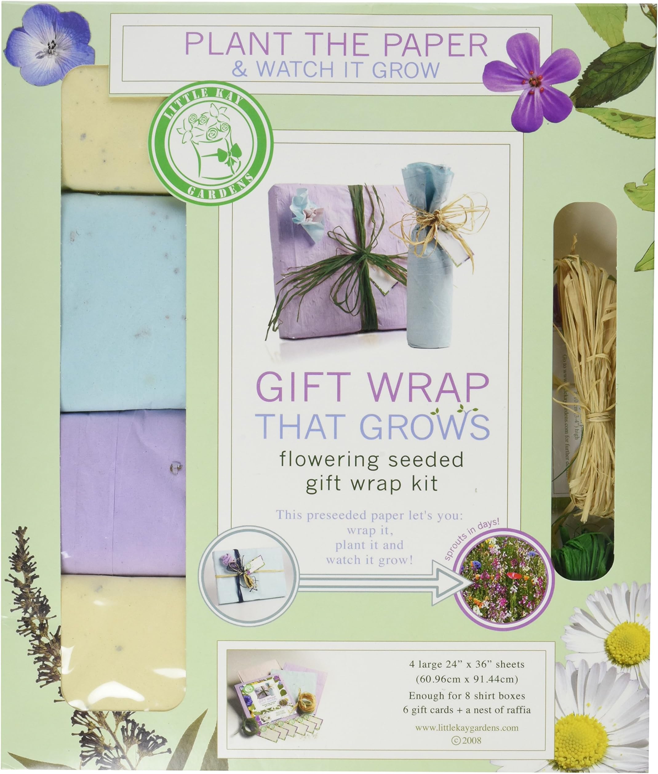 Flowering Gift Wrap, Wildflower Seeds