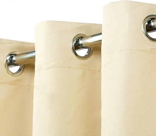 Miniatura 3 de MDS - Paquete de 1 cortina opaca para sala de estar y dormitorio, con aislamiento térmico y ojales, para oscurecer la habitación (negro, 42 x 45