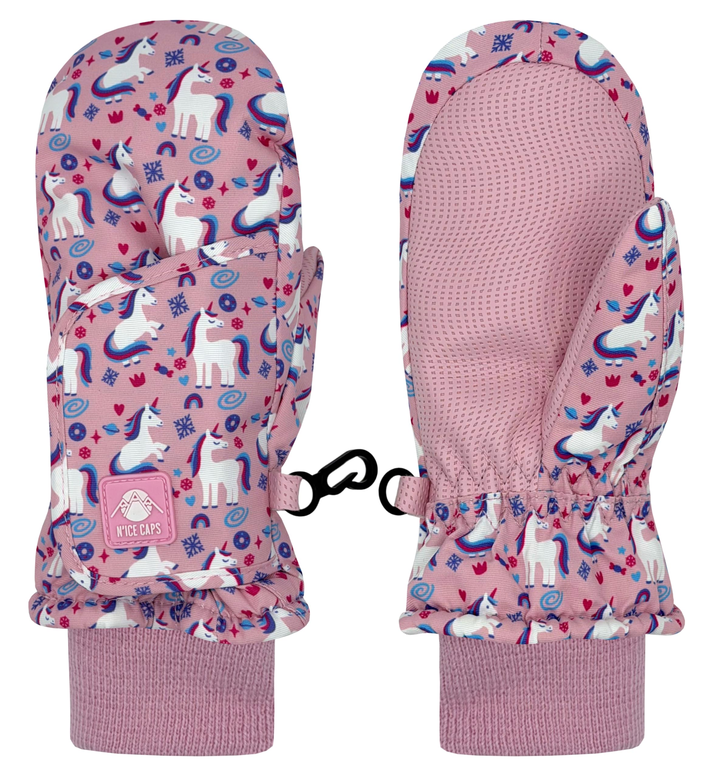 N'Ice Caps Kids Waterproof Snow Mittens Cold Weather Thinsulate Insulated