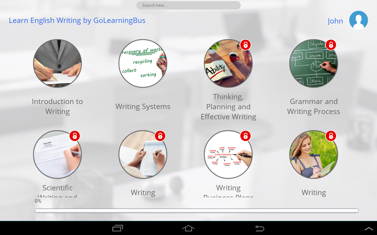 Language Learning App Writing Section Learn English Writing by GoLearningBus - App on Amazon Appstore